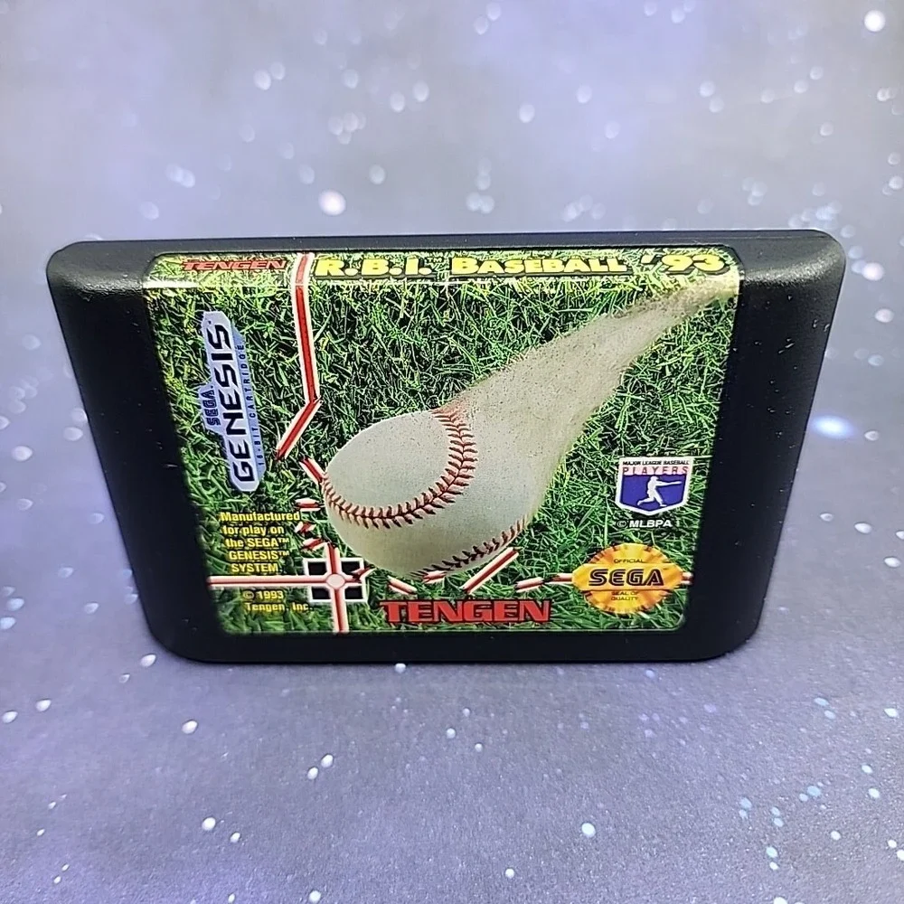 R.B.I. Baseball '93 (Sega Genesis, 1993) CIB Complete Video Game Tested Working